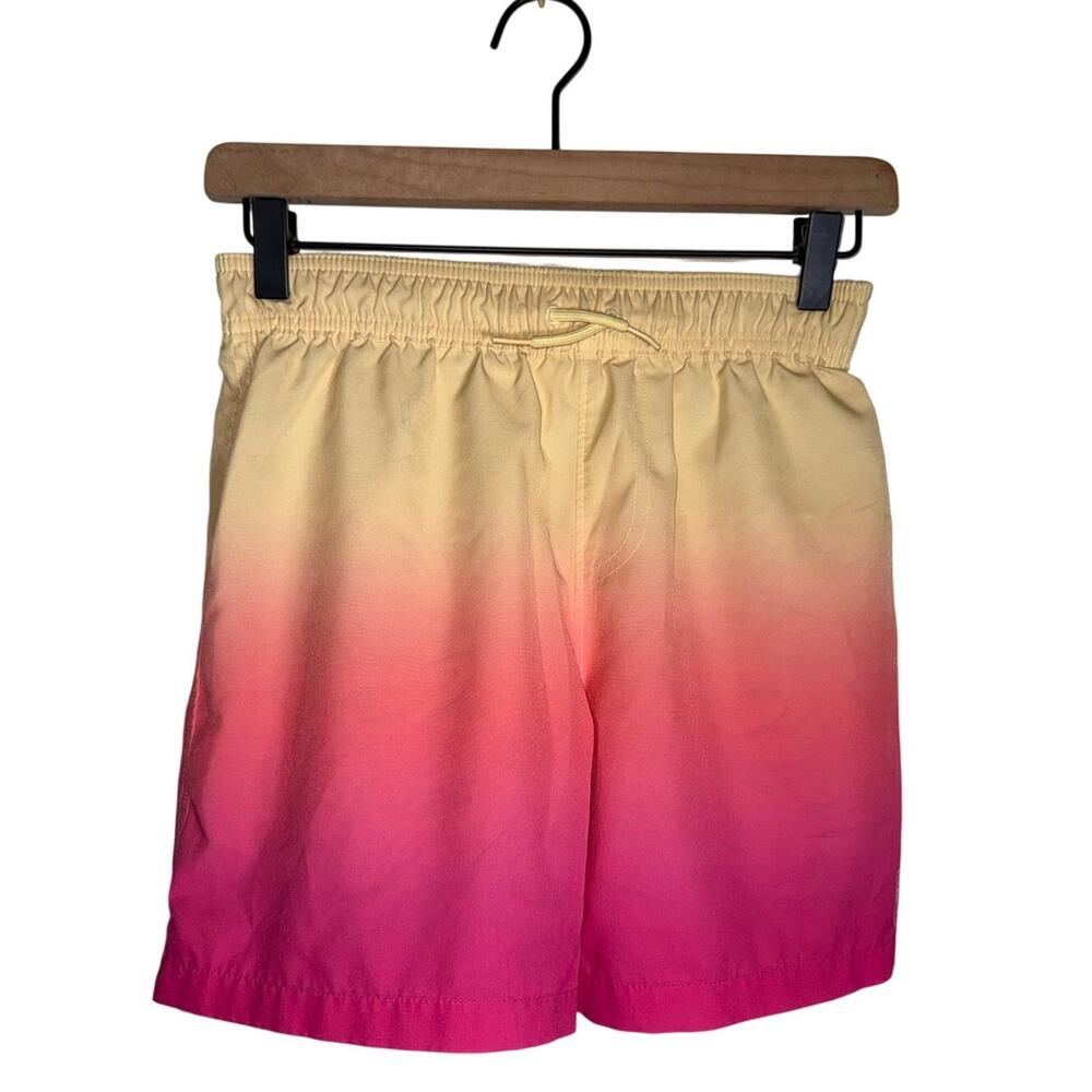 ABERCROMBIE KIDS vacation resortwear palm tree swim trunks 9/10